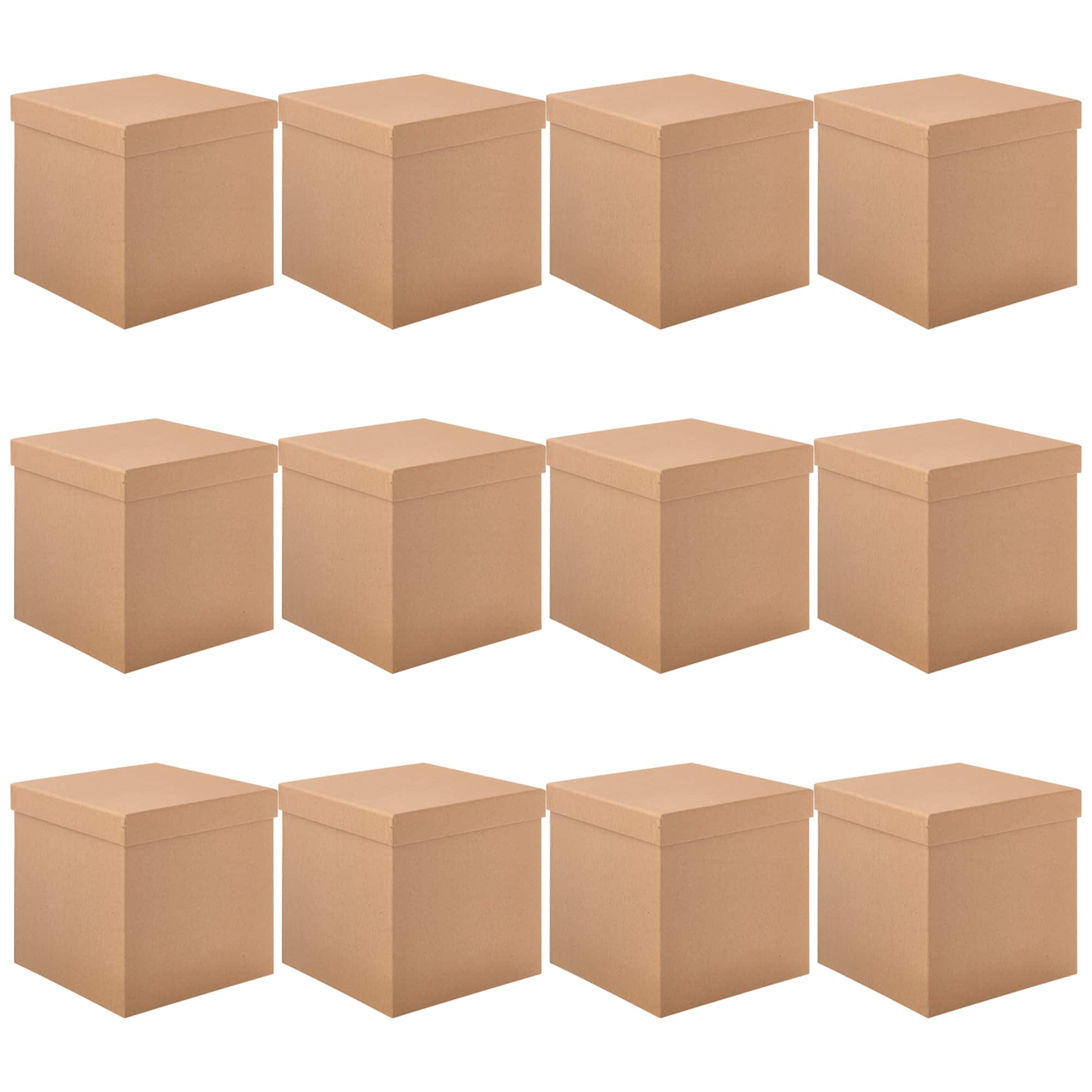 12 Pack: Large Kraft Gift Box by Celebrate It™